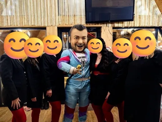 Сергей Жуков — ростовая кукла в Уфе